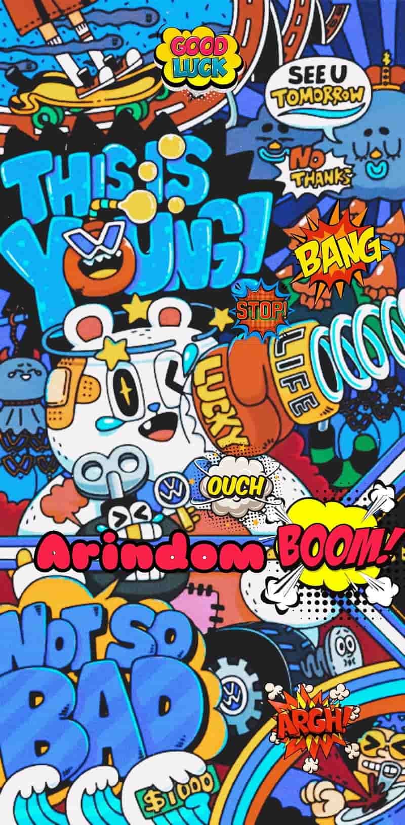 Loạt hình nền graffiti chất lượng