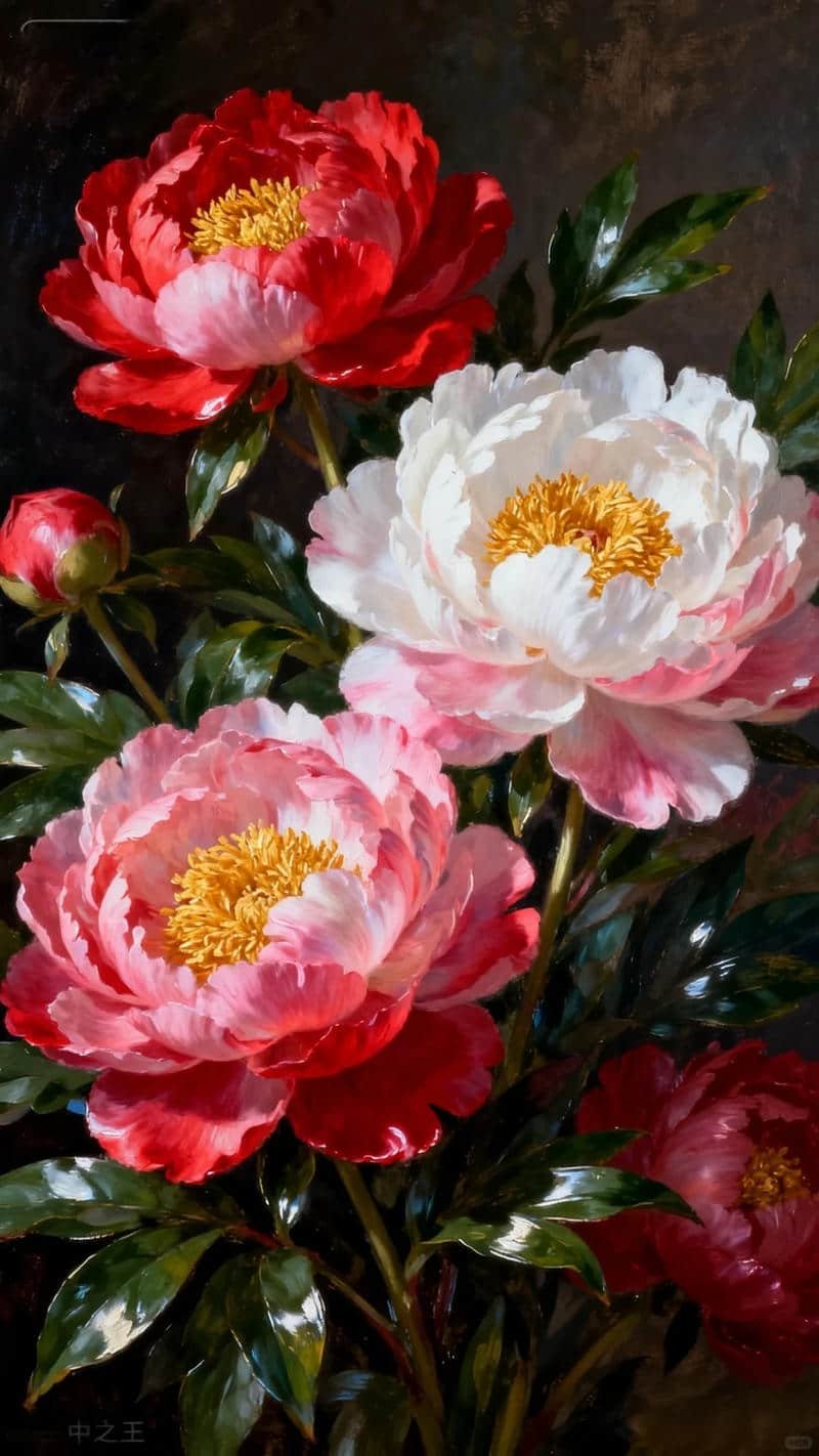 Loạt hình nền hoa mẫu đơn độc quyền