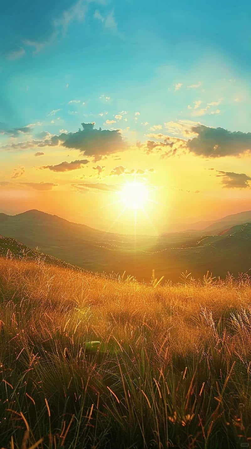 Ngắm hình nền bình minh thu hút