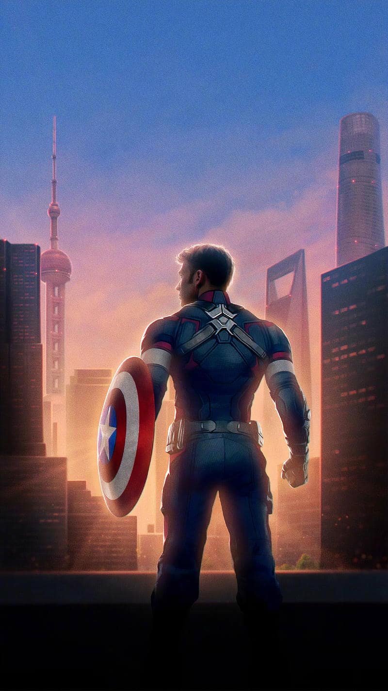 Ngắm hình nền caption america miễn phí