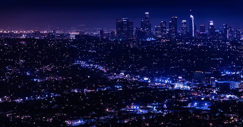 Ngắm hình nền phố về đêm thu hút