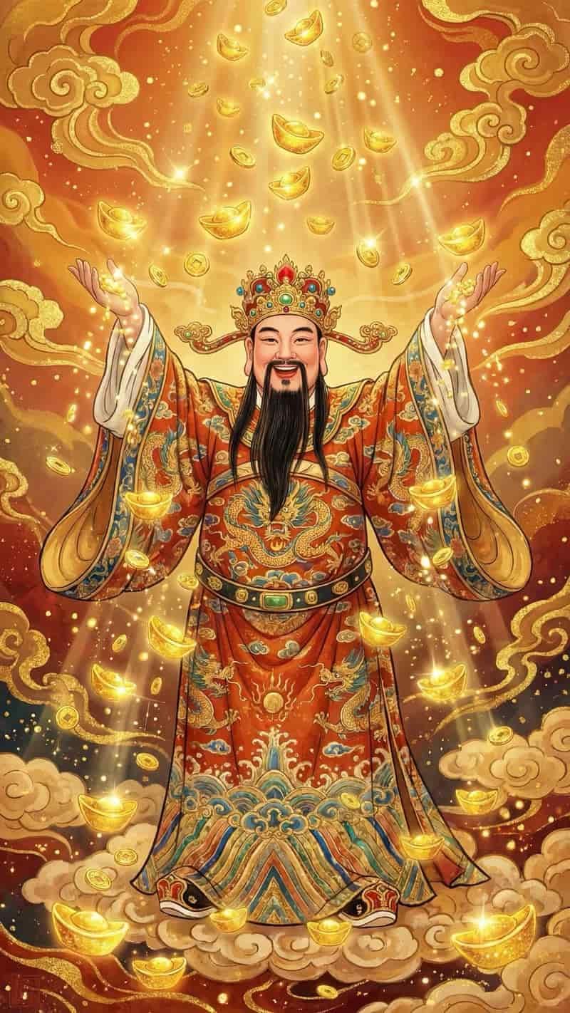 Ngắm hình nền thần tài miễn phí