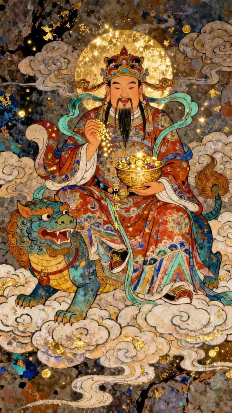 Ngắm hình nền thần tài thu hút