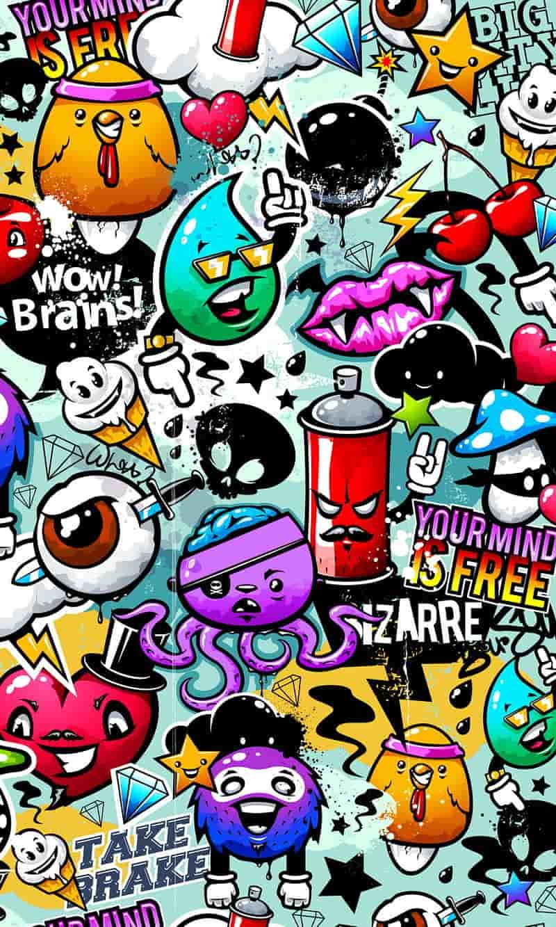 Tải hình nền graffiti mới nhất