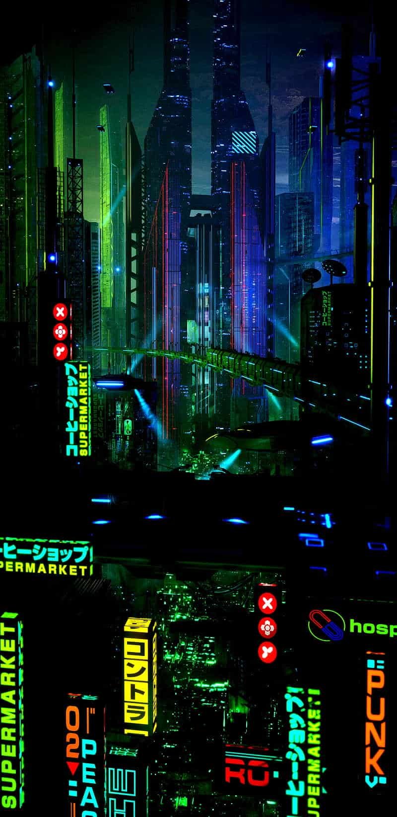 Tuyển chọn hình nền thành phố neon thu hút