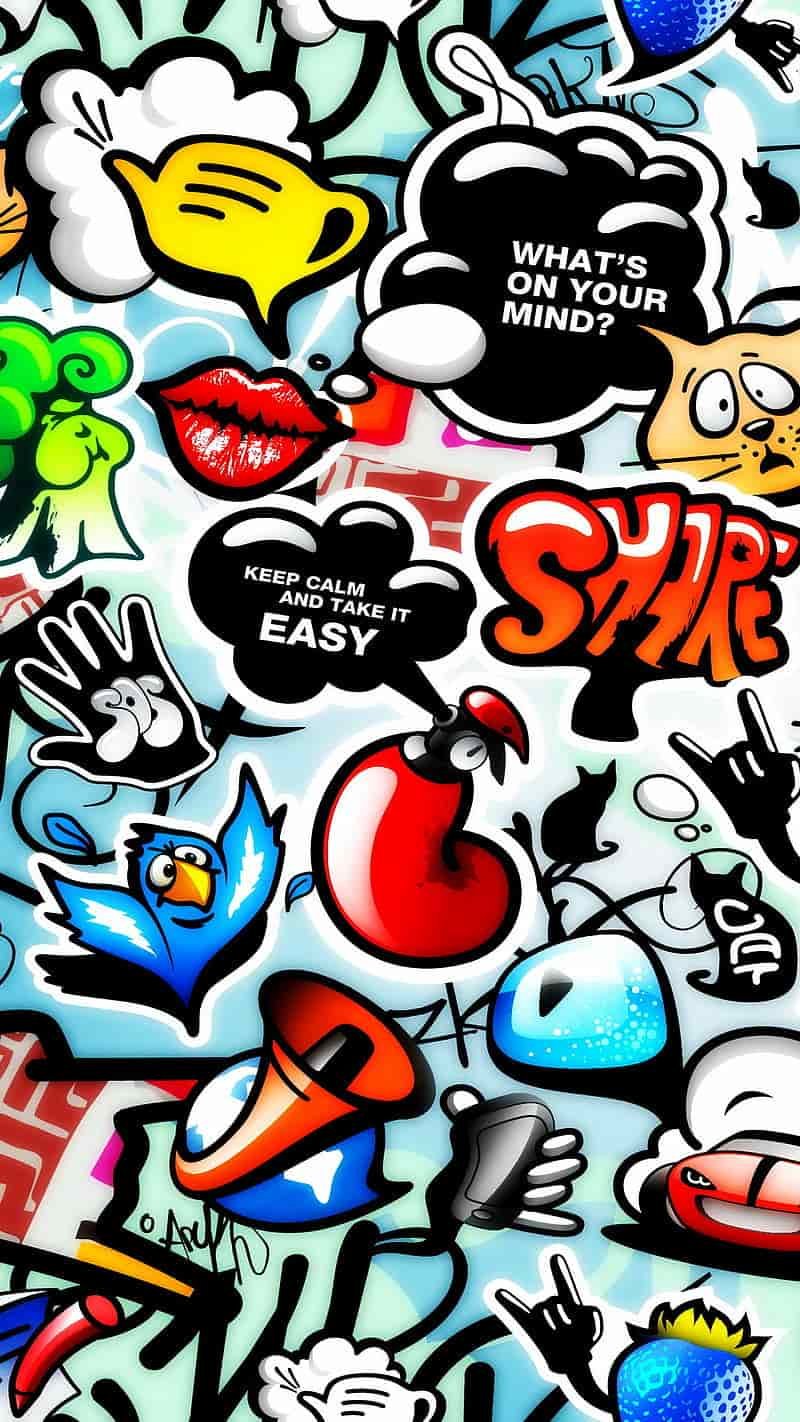 Tuyển tập bộ hình nền graffiti miễn phí