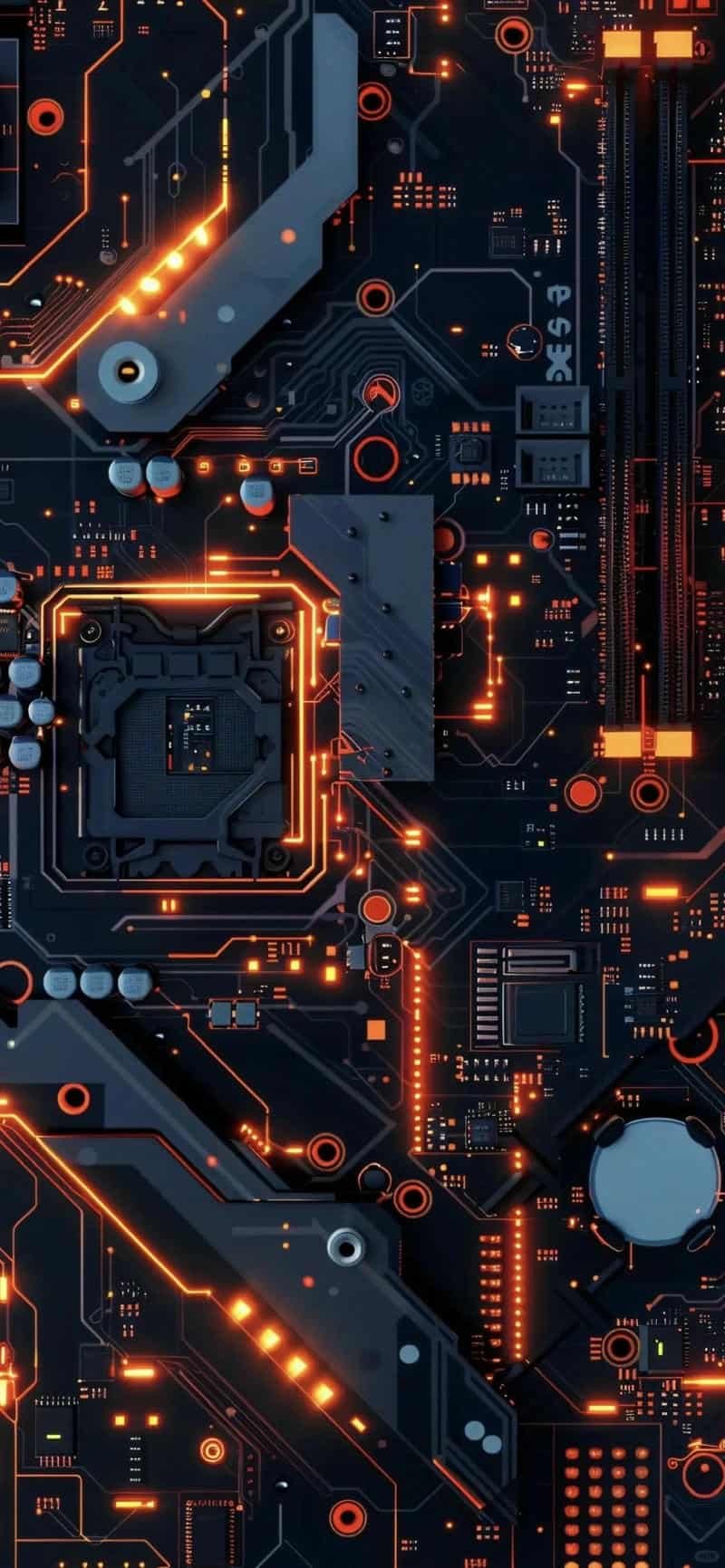 Xem hình nền mạch điện tử đẹp