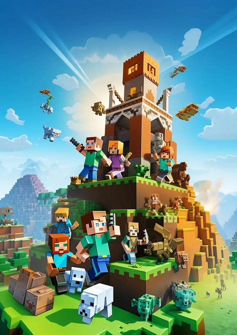 Xem hình nền minecraft đẹp