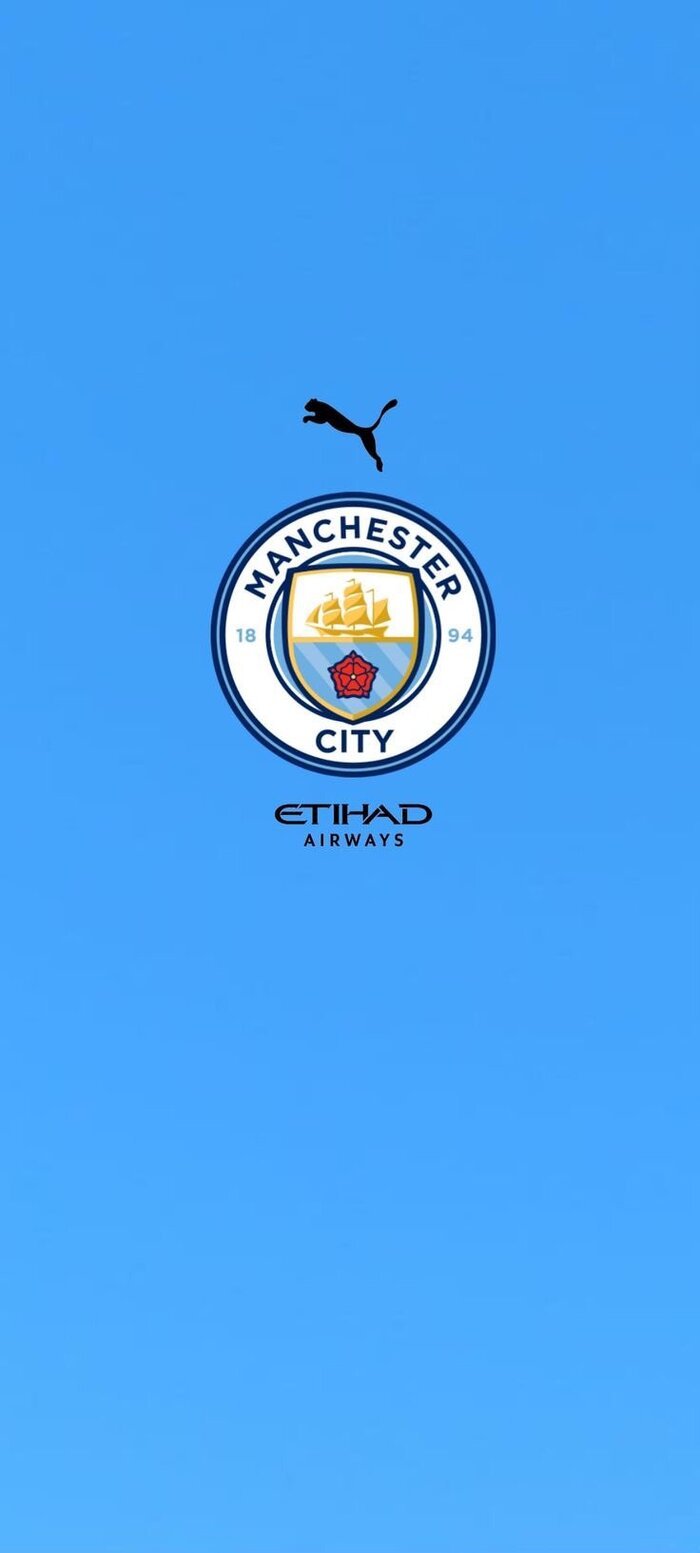 hình nền Man City sắc nét đơn giản