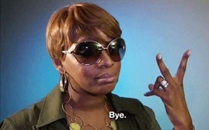 meme bye nhìn sang bên