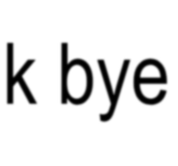 meme bye text đơn giản