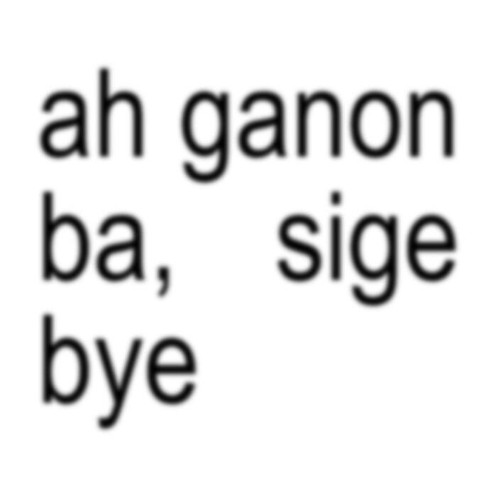 meme bye text english