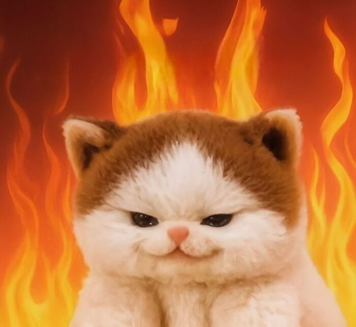 meme con mèo phản ứng nhanh cute