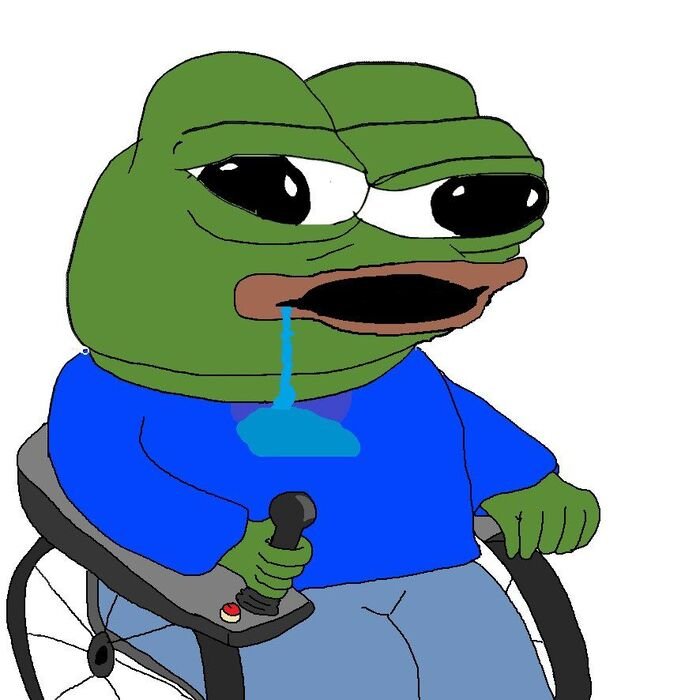 meme ếch chảy dãi