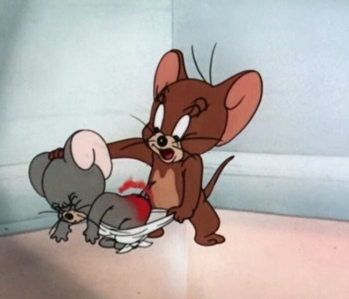 meme jerry mắt tròn