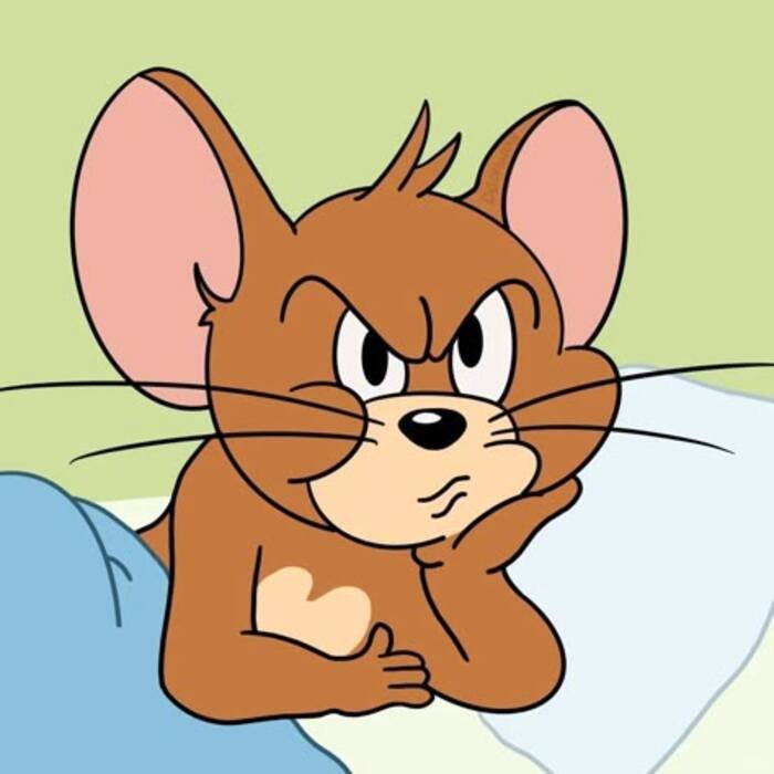 meme jerry ngồi im