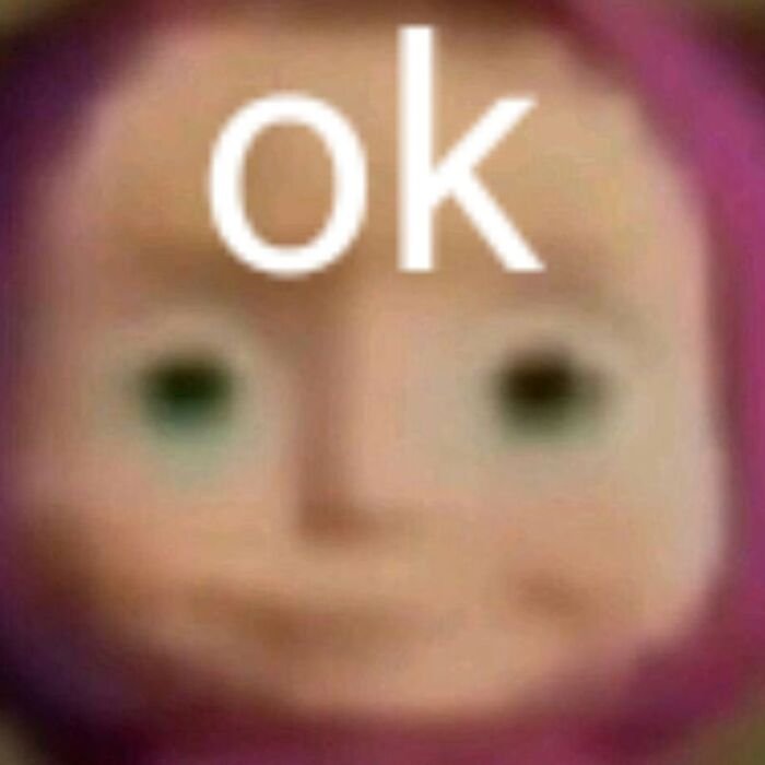 meme ok nhìn vô định