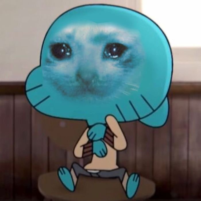 ảnh meme an ủi gumball