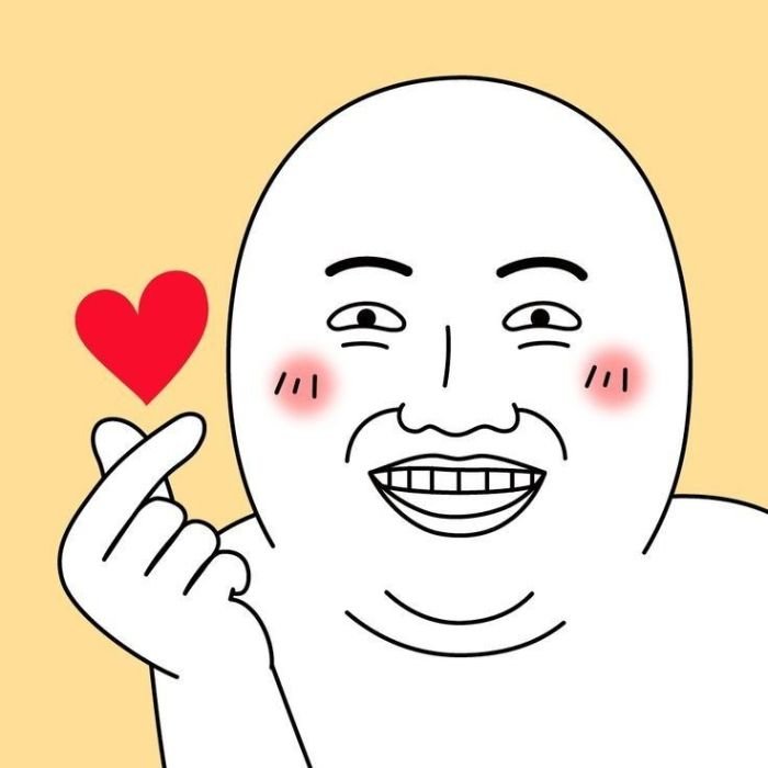 ảnh meme bắn tim cute