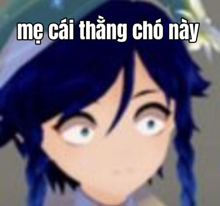 ảnh meme font lườm
