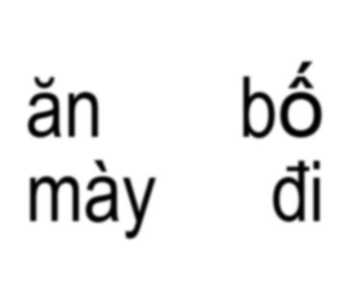 ảnh meme font siêu bựa