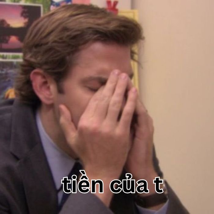 ảnh meme hết tiền hài bựa