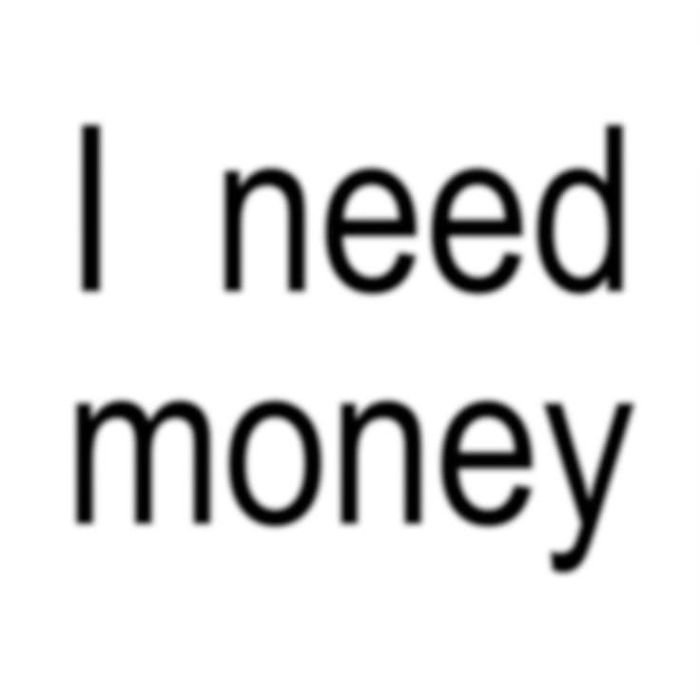 ảnh meme hết tiền need money