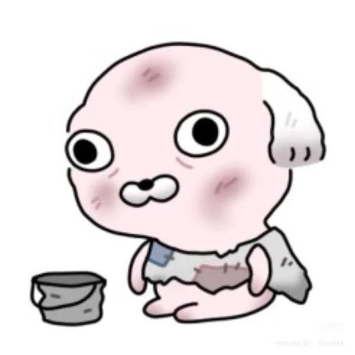 ảnh meme mệt mỏi thỏ