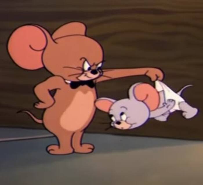 ảnh meme tom and jerry nhỏ bé