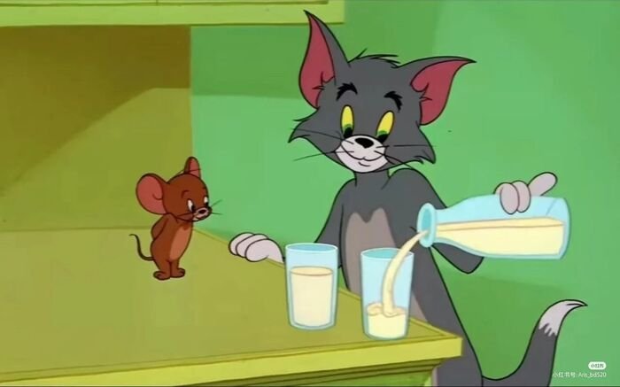 ảnh meme tom and jerry sữa