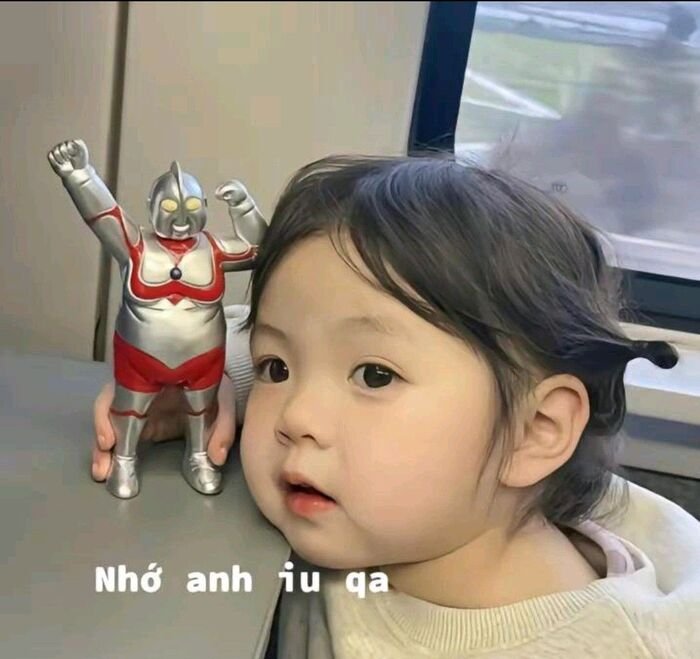 meme đáng yêu em bé