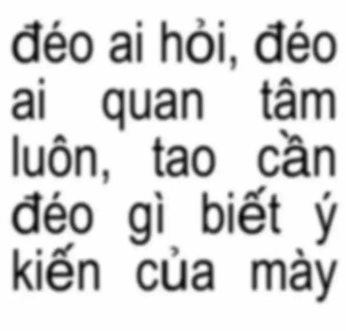 meme đéo tin text