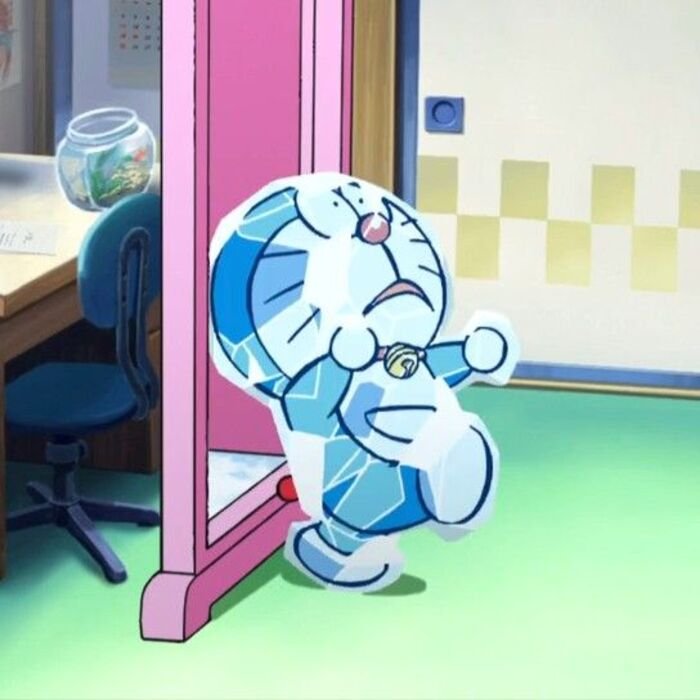 meme doraemon đóng băng