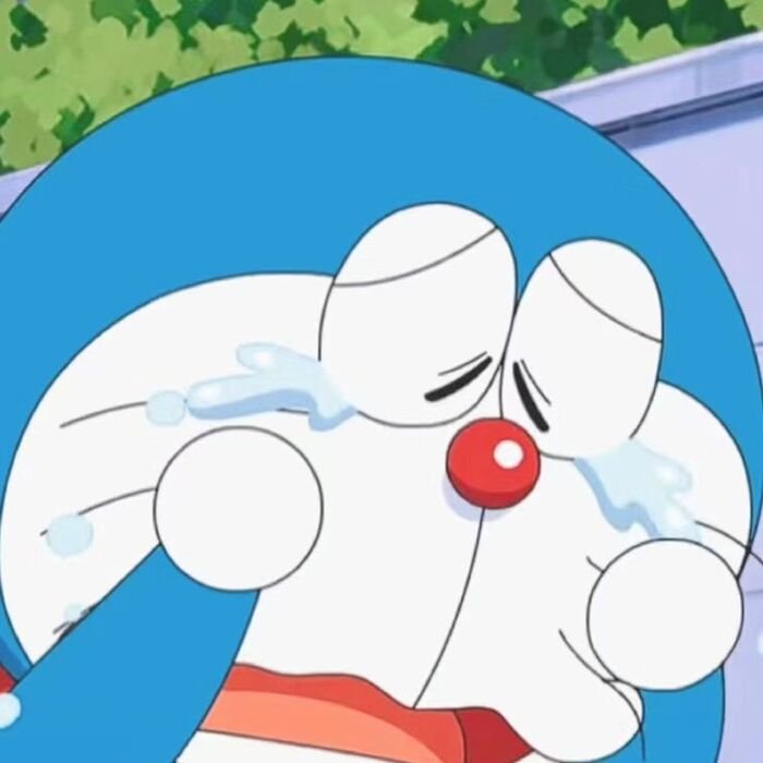 meme doraemon mếu