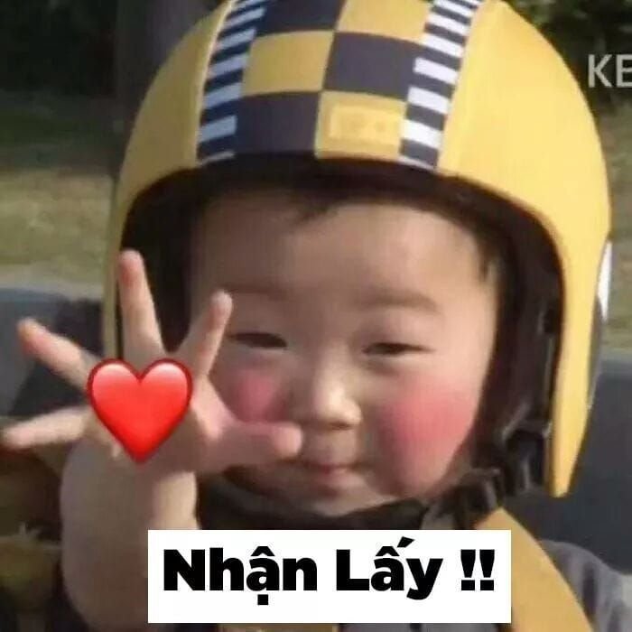 meme tình yêu em bé