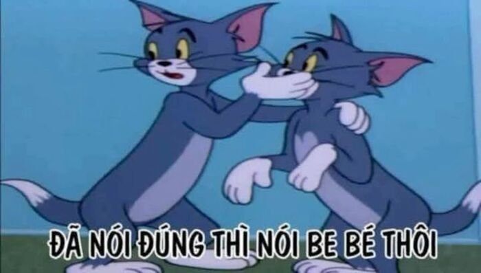 meme tom bịt mồm