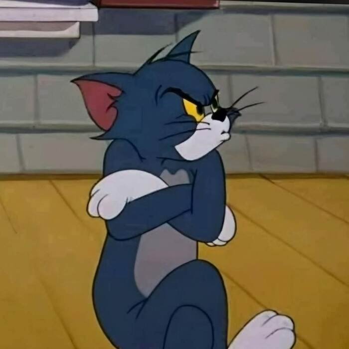 meme tom khoanh tay